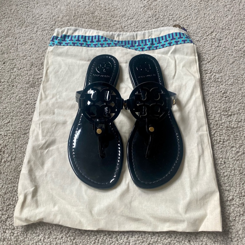 Black Tory Burch Miller Sandals size 8
